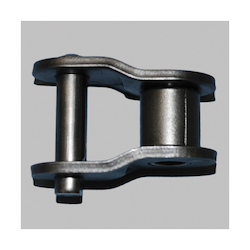 Tsubaki® 80OL Single Strand Offset Link, #80 Chain, 1 in Pitch, 1.677 in OAW, 0.313 in Dia Pin, Carbon Steel