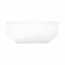V-Gard® 10115836 Contoured Visor, Clear, Polycarbonate, 8 in H x 17 in W x 0.04 in THK Visor, For Use With V-Gard® Frames and Headgears, ANSI/ISEA Z87.1-2010, CSA Z94.3, EN 166 (2C-1.2 MSA 1B), AS/NZS 1337