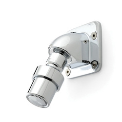 Zurn® Temp-Gard® AquaSpec® Z7000-I7 Institutional Shower Head, 2.2 gpm Max Flow, Wall Mount, 1-1/4 in Head, Domestic