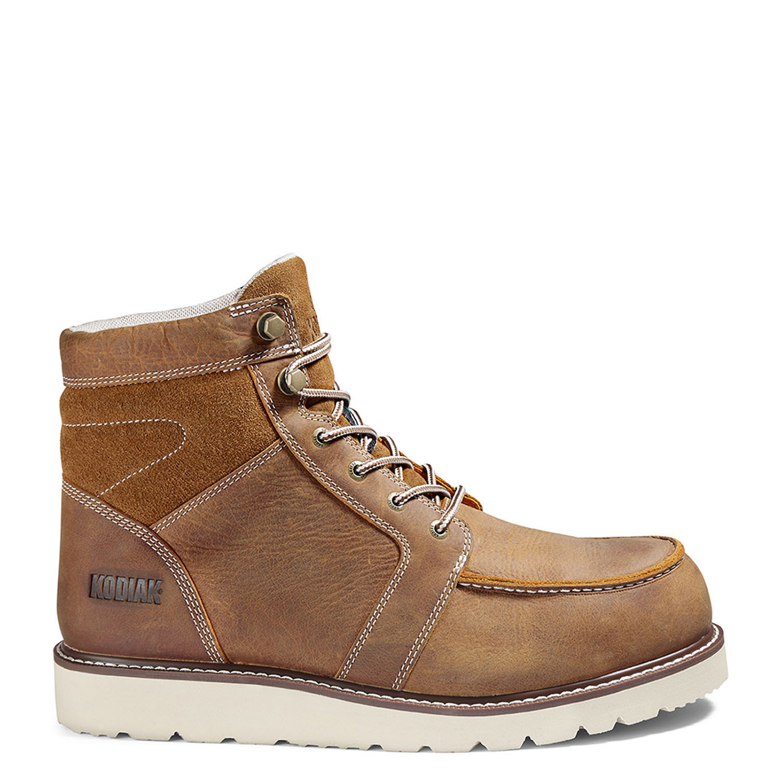 Men's Kodiak McKinney Wedge 6" Work Boot with Composite Toe Wheat