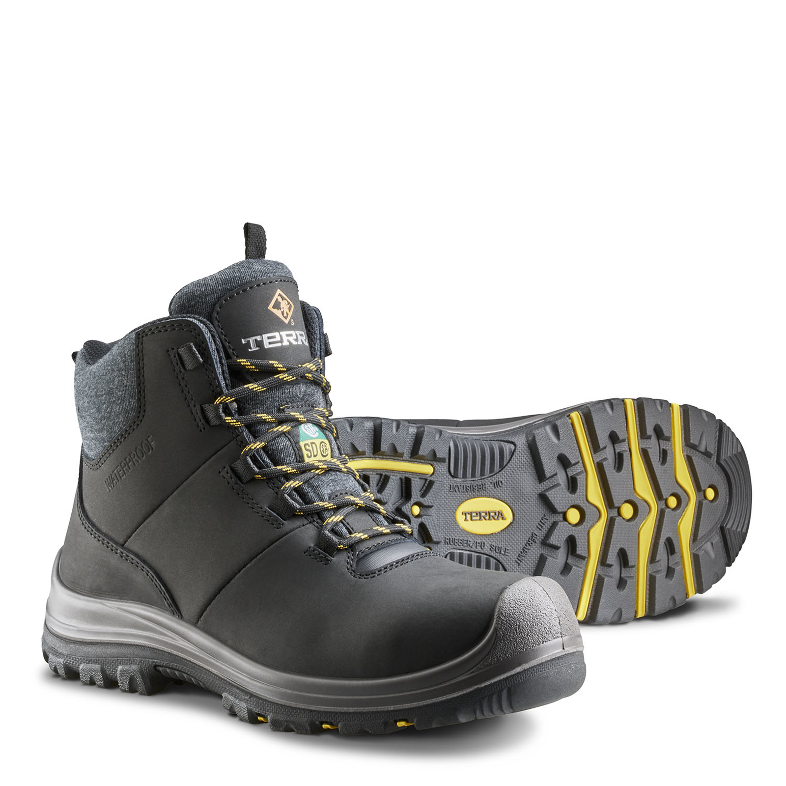 Women's Terra Findlay 6" Waterproof Composite Toe Safety Work Boot Black