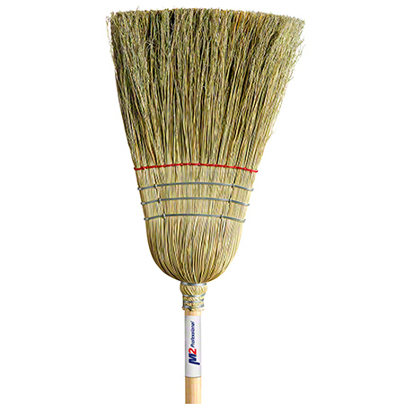 M2 Professional Heavy Duty Stiff 3 Wire Band w/Cane Broom