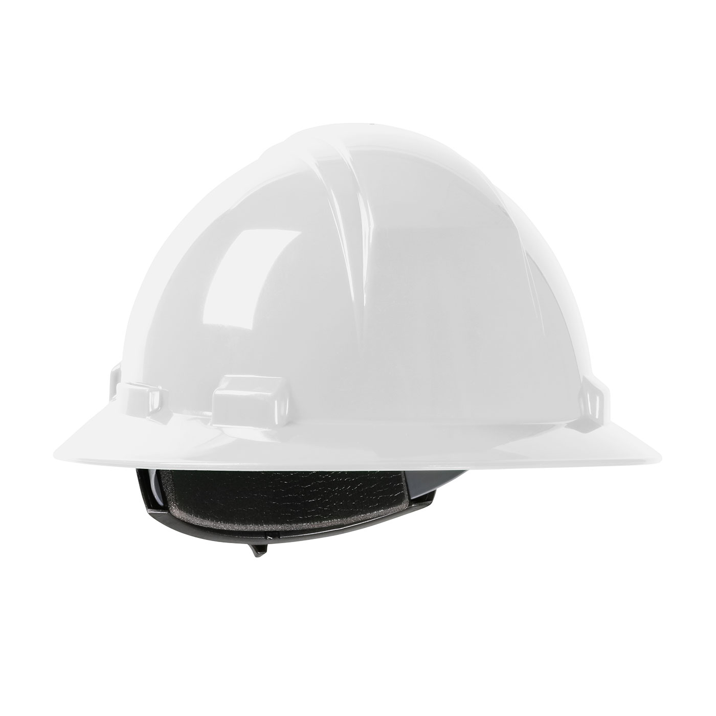 Kilimanjaro™ Full Brim Hard Hat with HDPE Shell, 4-Point Textile Suspension and Wheel Ratchet Adjustment