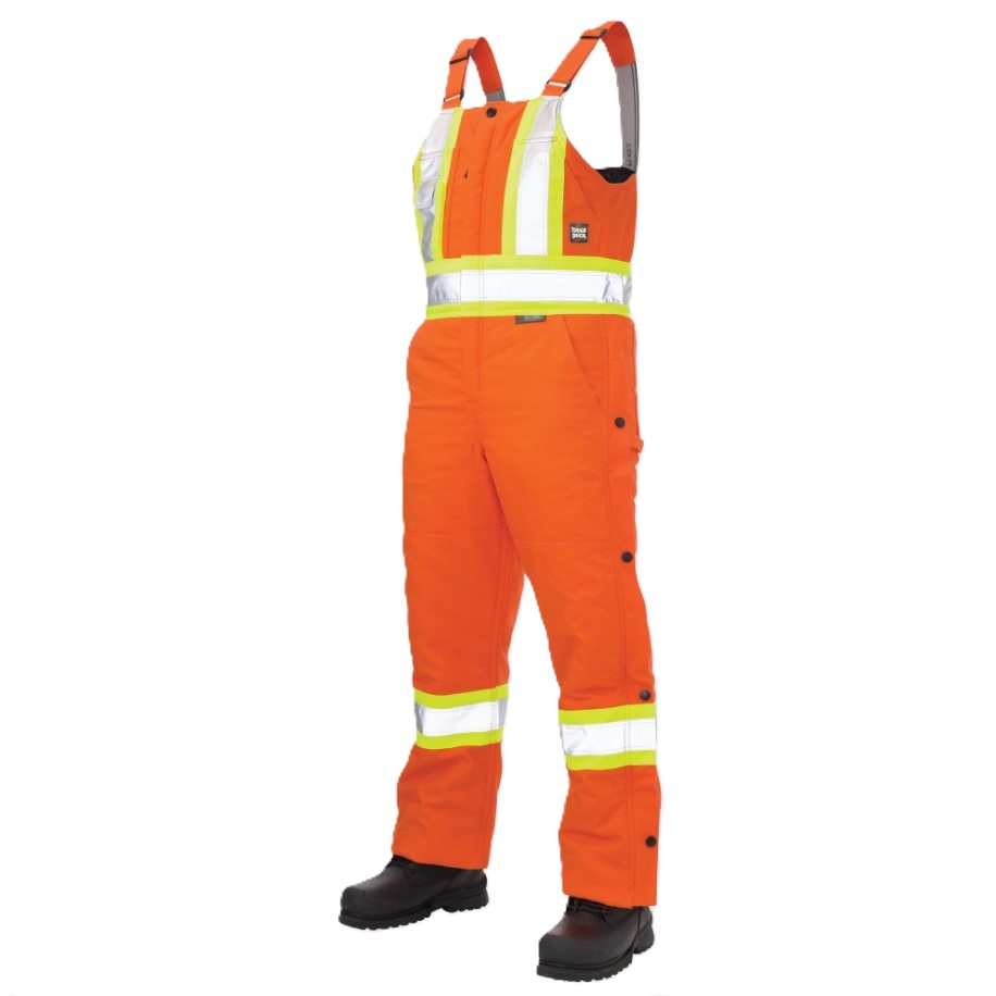 Overall Lined Duck Orange Csa Stripes