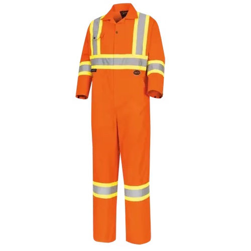 Coverall Poly/Cotton Orange  64R