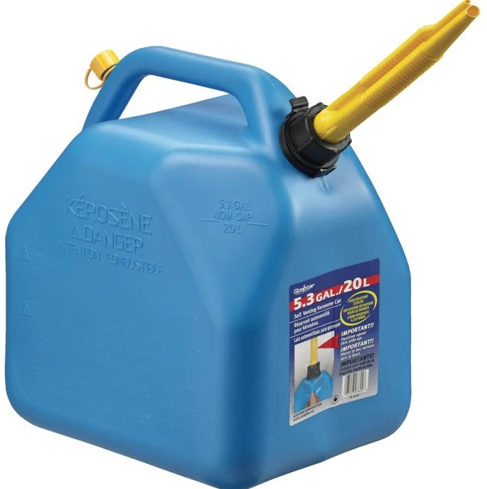 07624 20 Litre Kerosene Can, 5 Gal, Blue