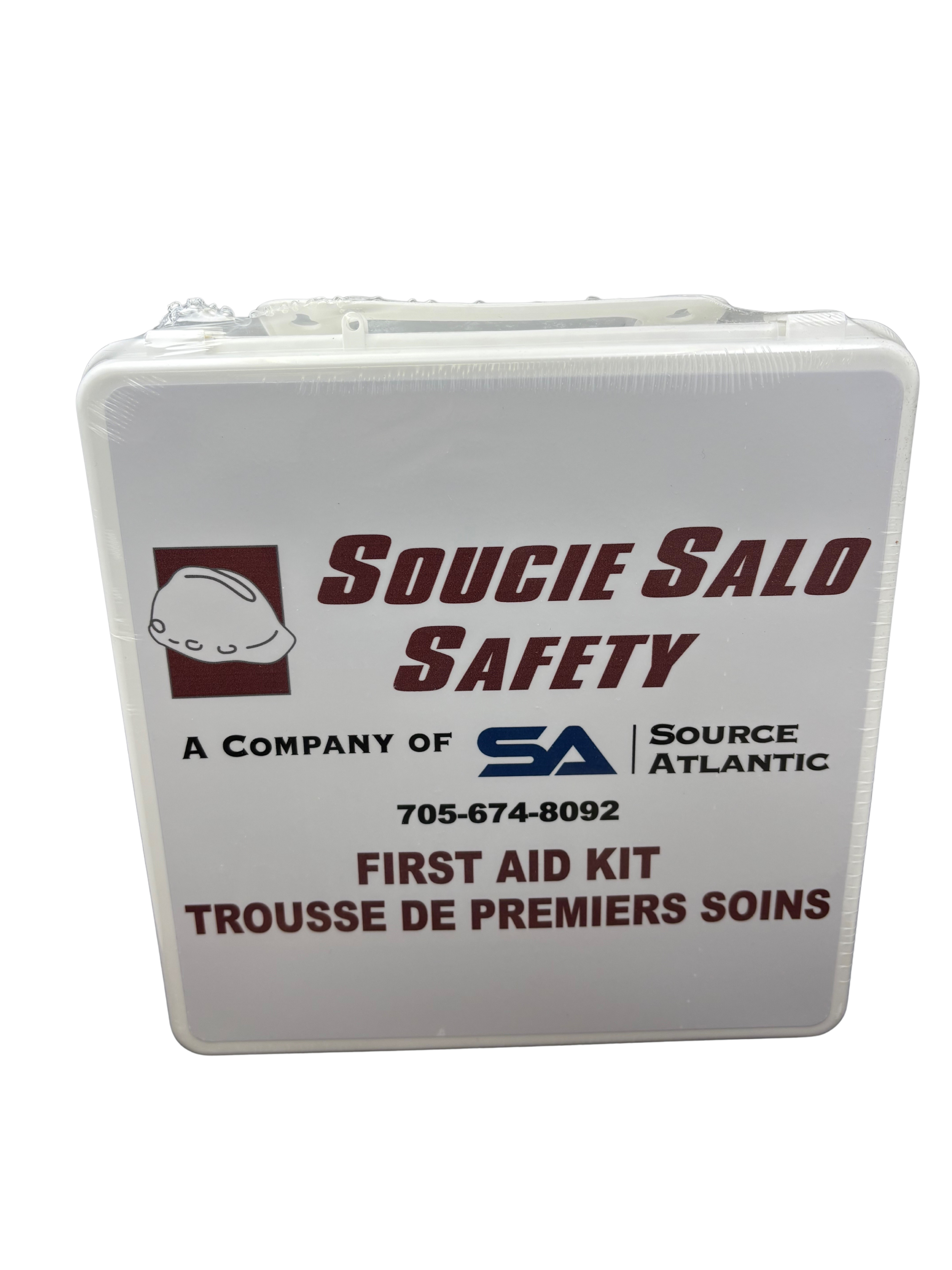 First Aid Kit Plastic With Soucie Logo 6-15 Ppl