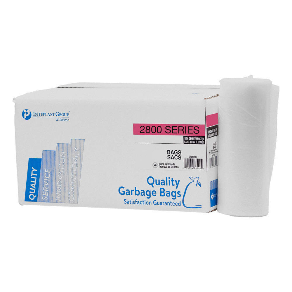 W. Ralston® Strong Clear Garbage Bags 26″ × 36″