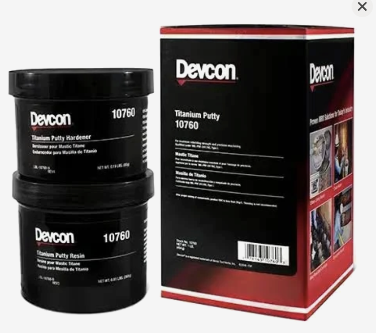 Devcon® Titanium Putty, 1 lb (10760)