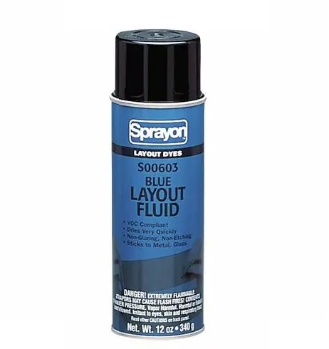 Blue Layout Fluid, 16 oz Can