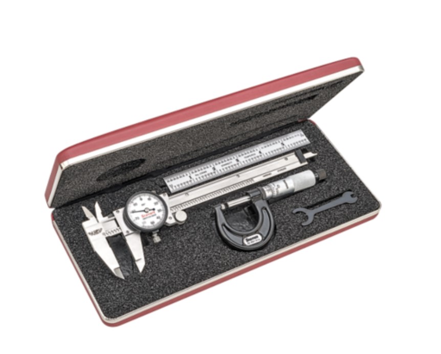 Starrett 3-Piece Basic Precision Measuring Tool Set (Inch)