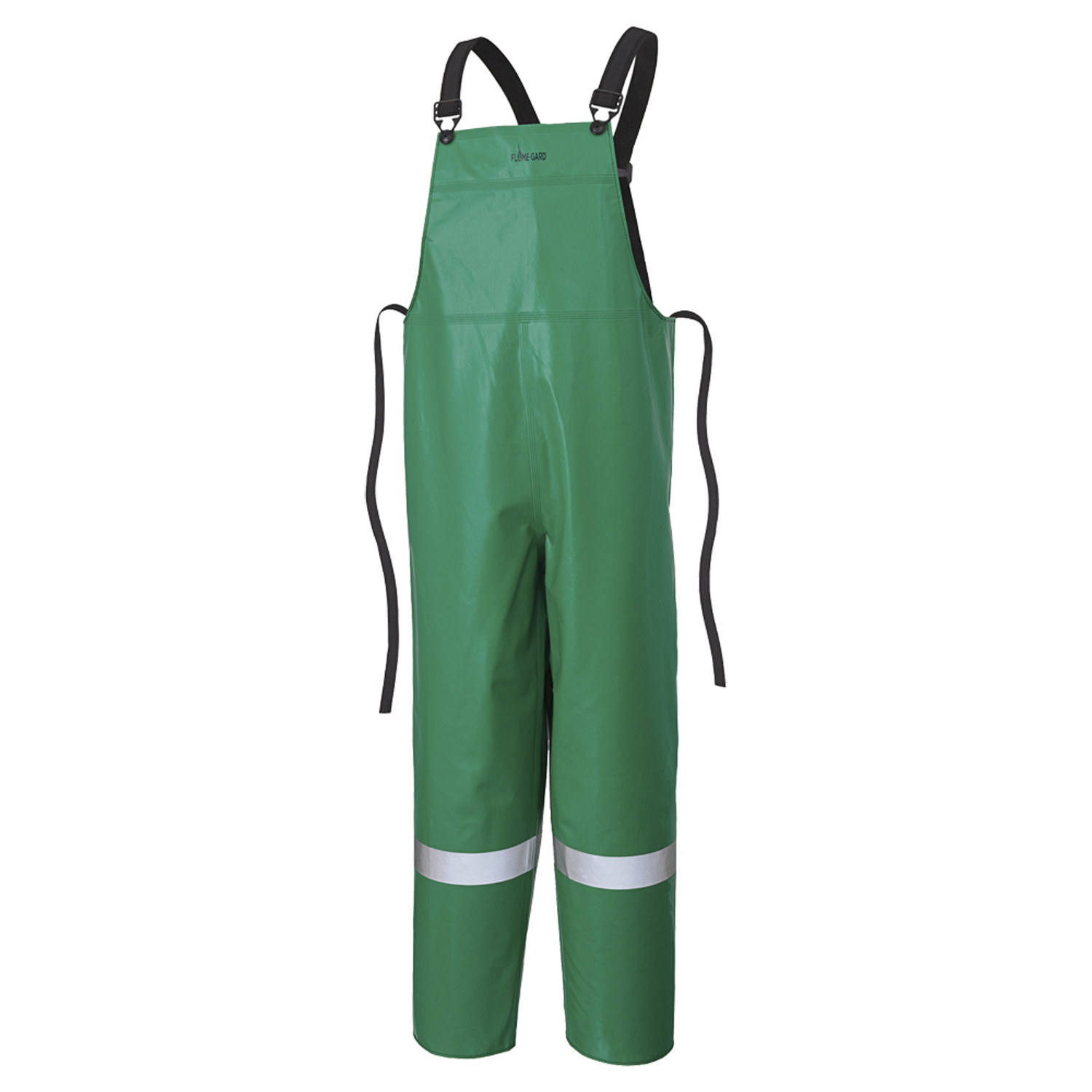 Ranpro CA-43 Flame & Chemical Resistant Bib Pants, Small, Green