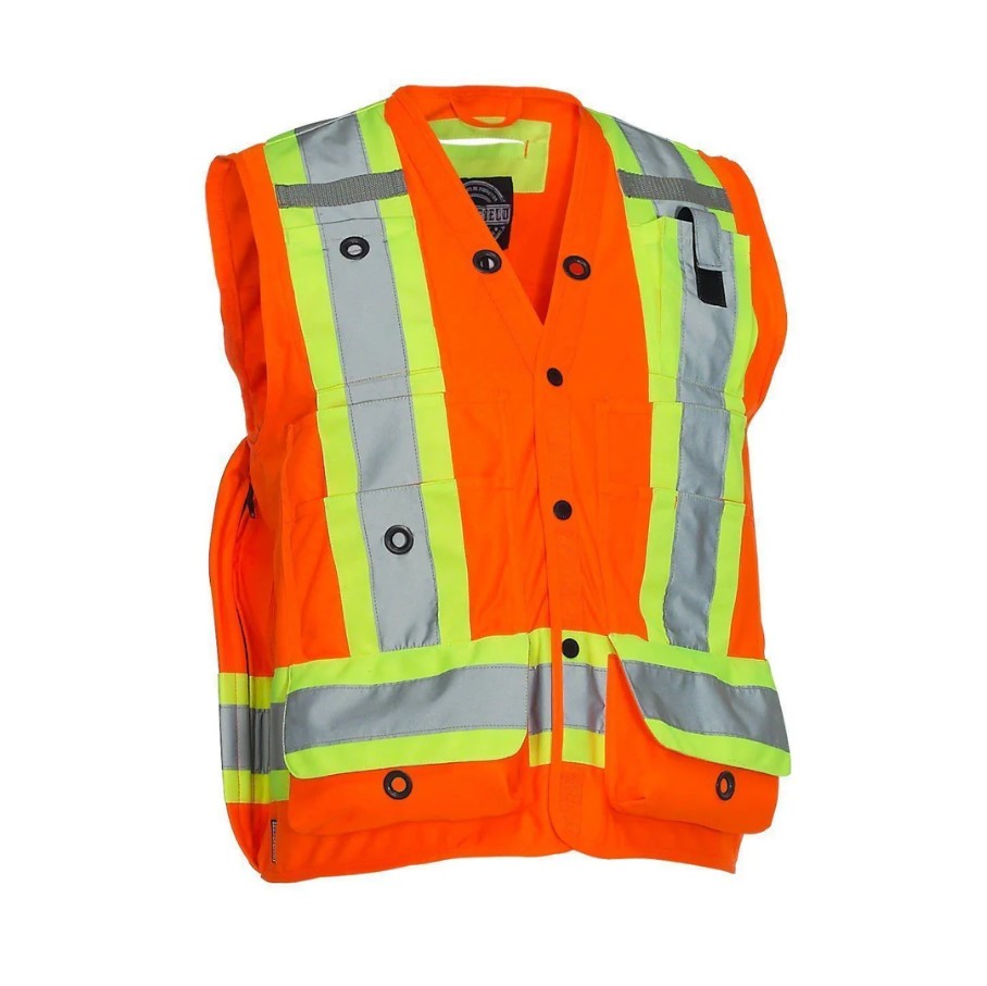 Hi Vis Safety Surveyor's Vest