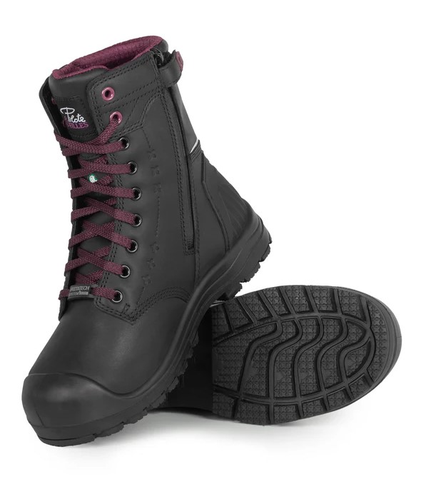 PF6002 | 8" leather work boots, internal metatarsal protection