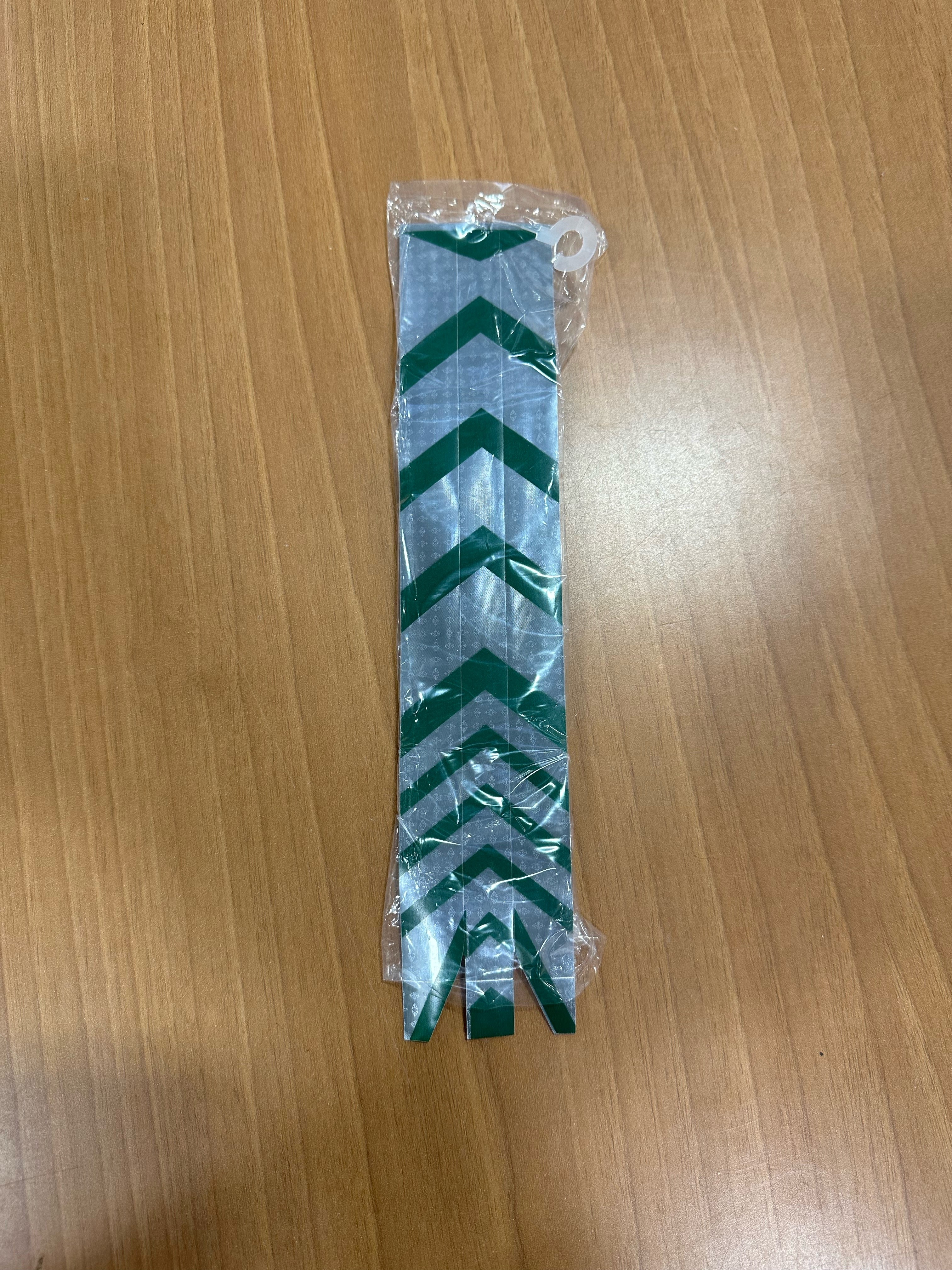 Reflective Helmet Markings Chevron Green