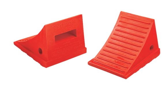 Wheel Chock, Poly., Recessed Carry