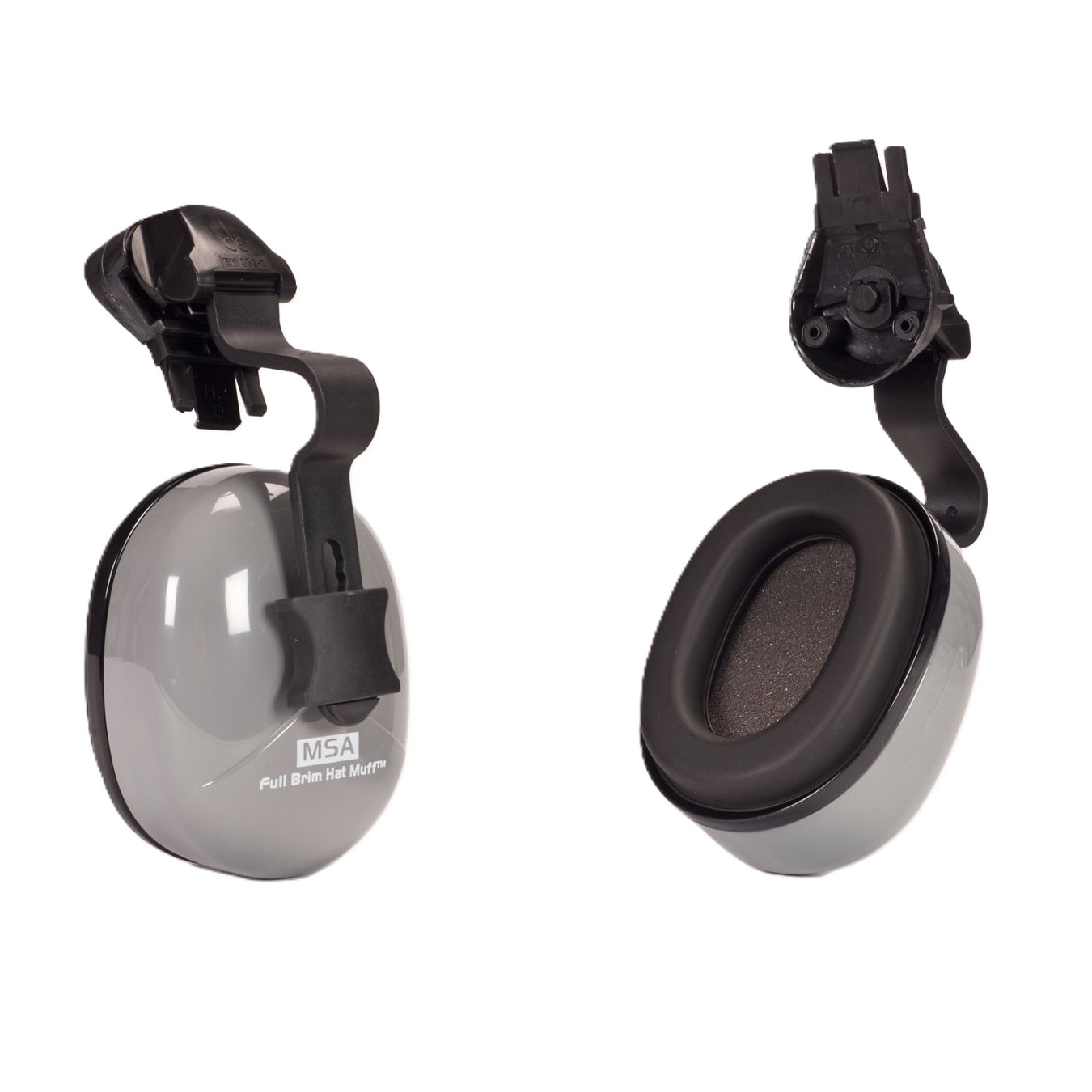 MSA 10129327 Sound Control™/SH Dielectric Hard Hat Earmuffs, 25 dB Noise Reduction, Gray, ANSI S3.19-1974, CSA Class A